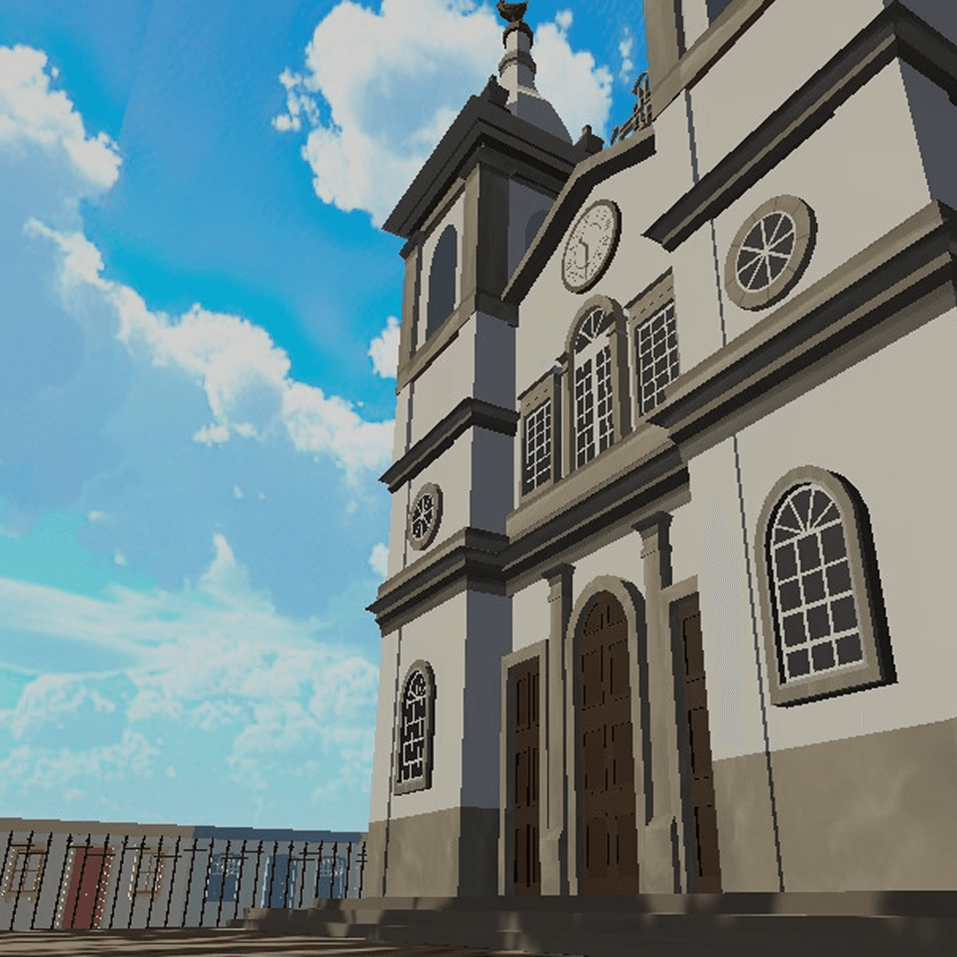 Igreja historica representada no jogo